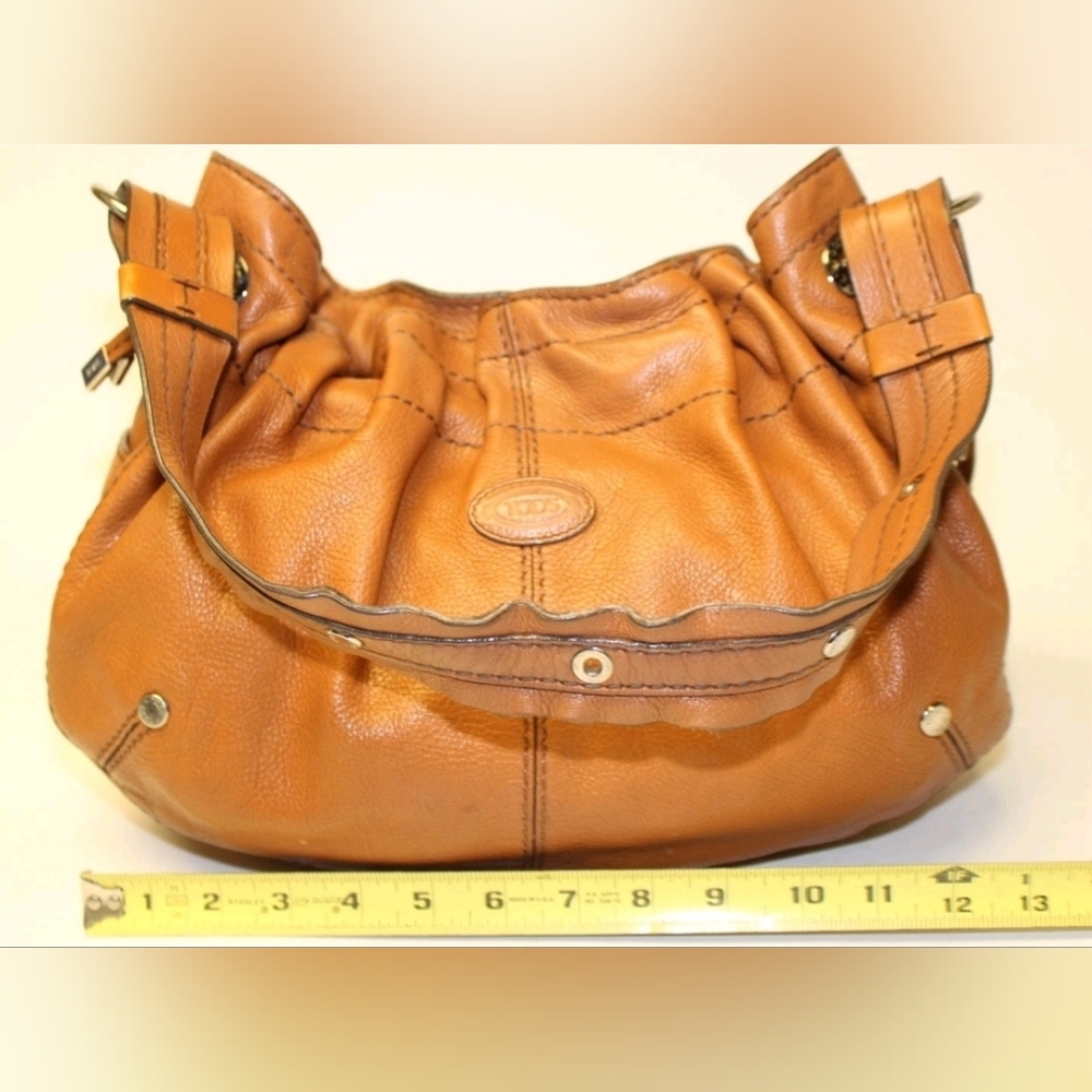 SaleTod's Di Bag Swing Tie Bag Luxury Leather Craftmanship 100% Auth. RARE bag - Picture 5 of 16